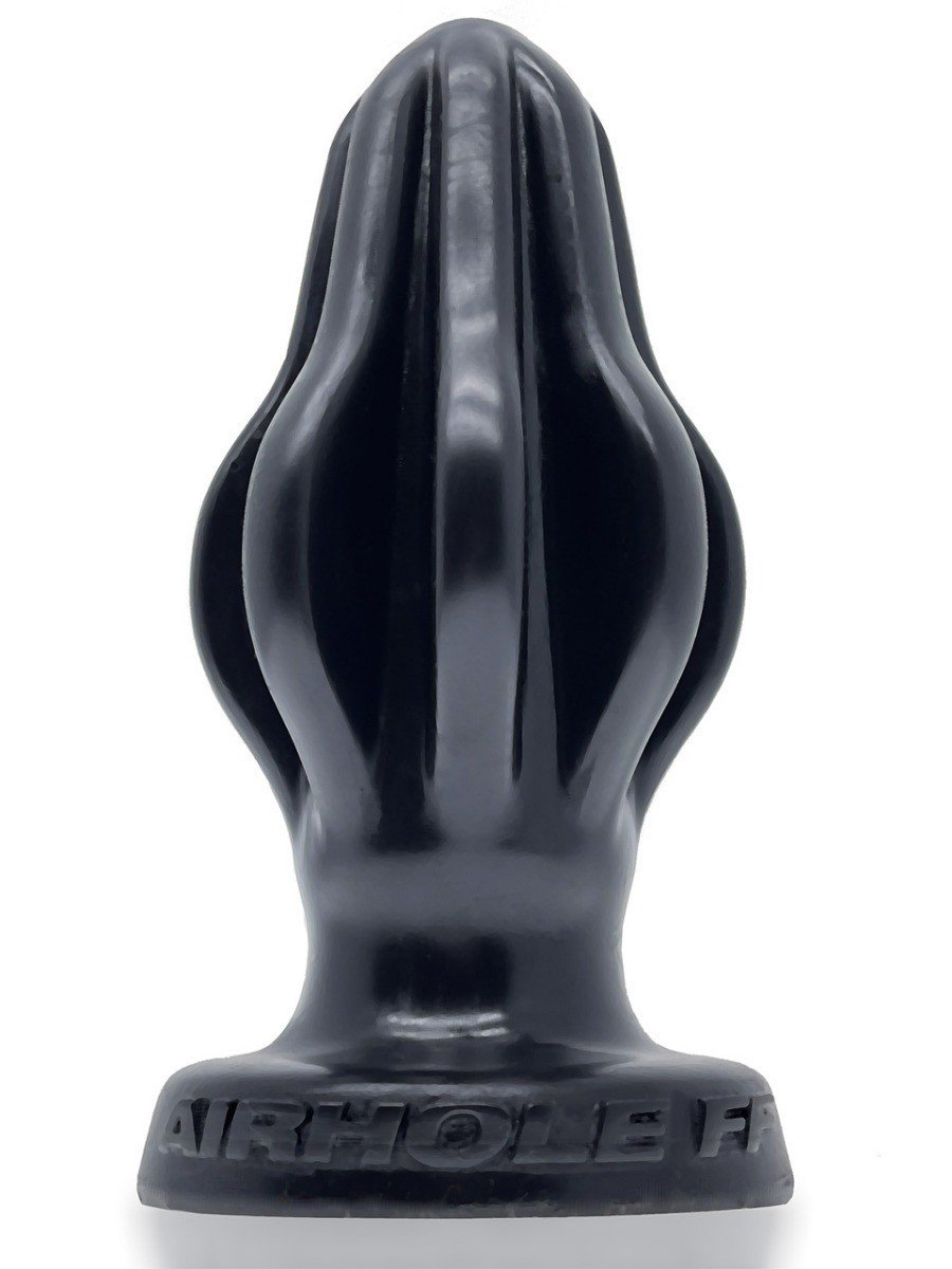 Oxballs Airhole-1 Finned Butt Plug Black