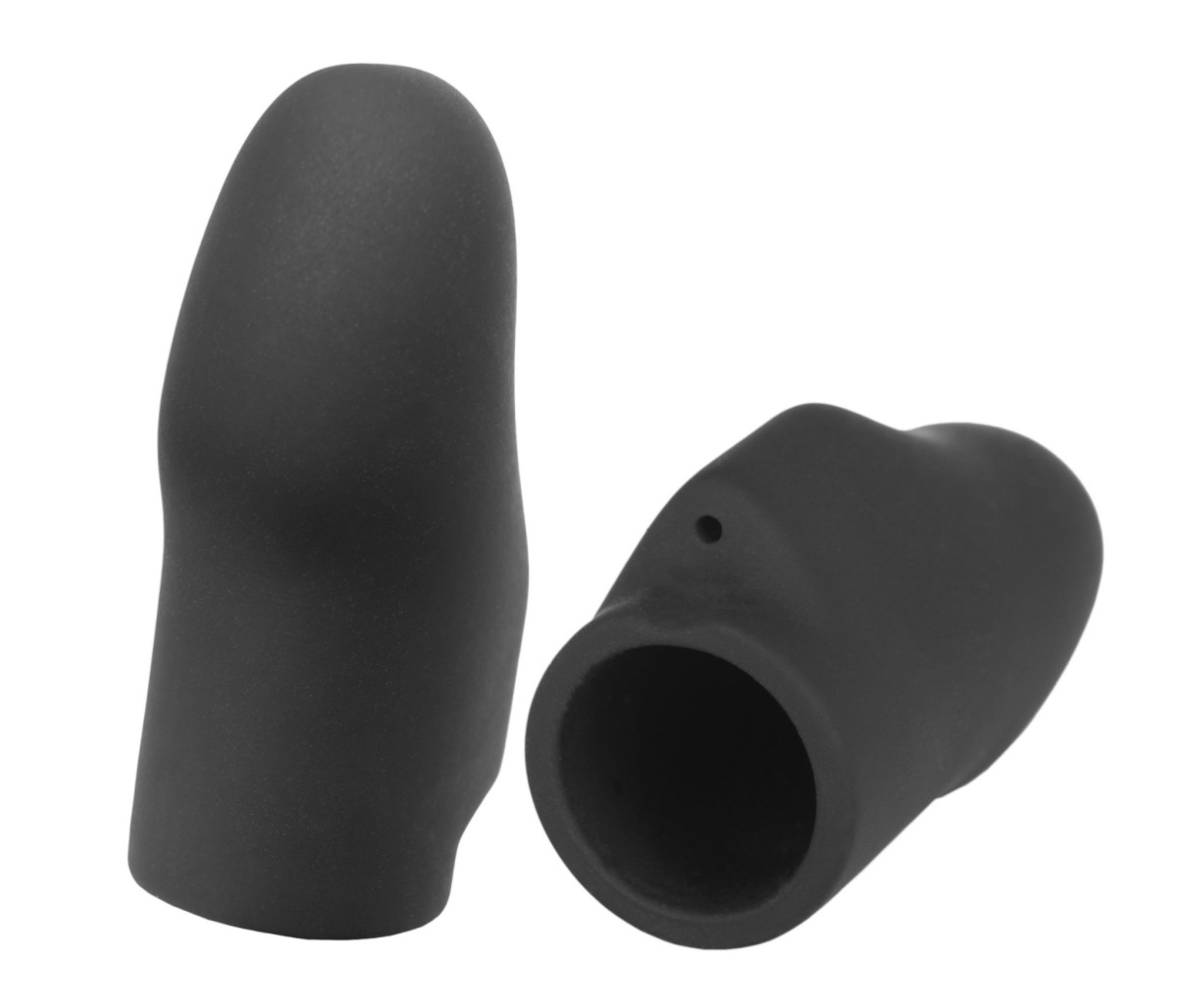 ElectraStim EM3108 Silicone Noir Explorer Electro Finger Sleeves, dvě silikonové unipolární elektrody