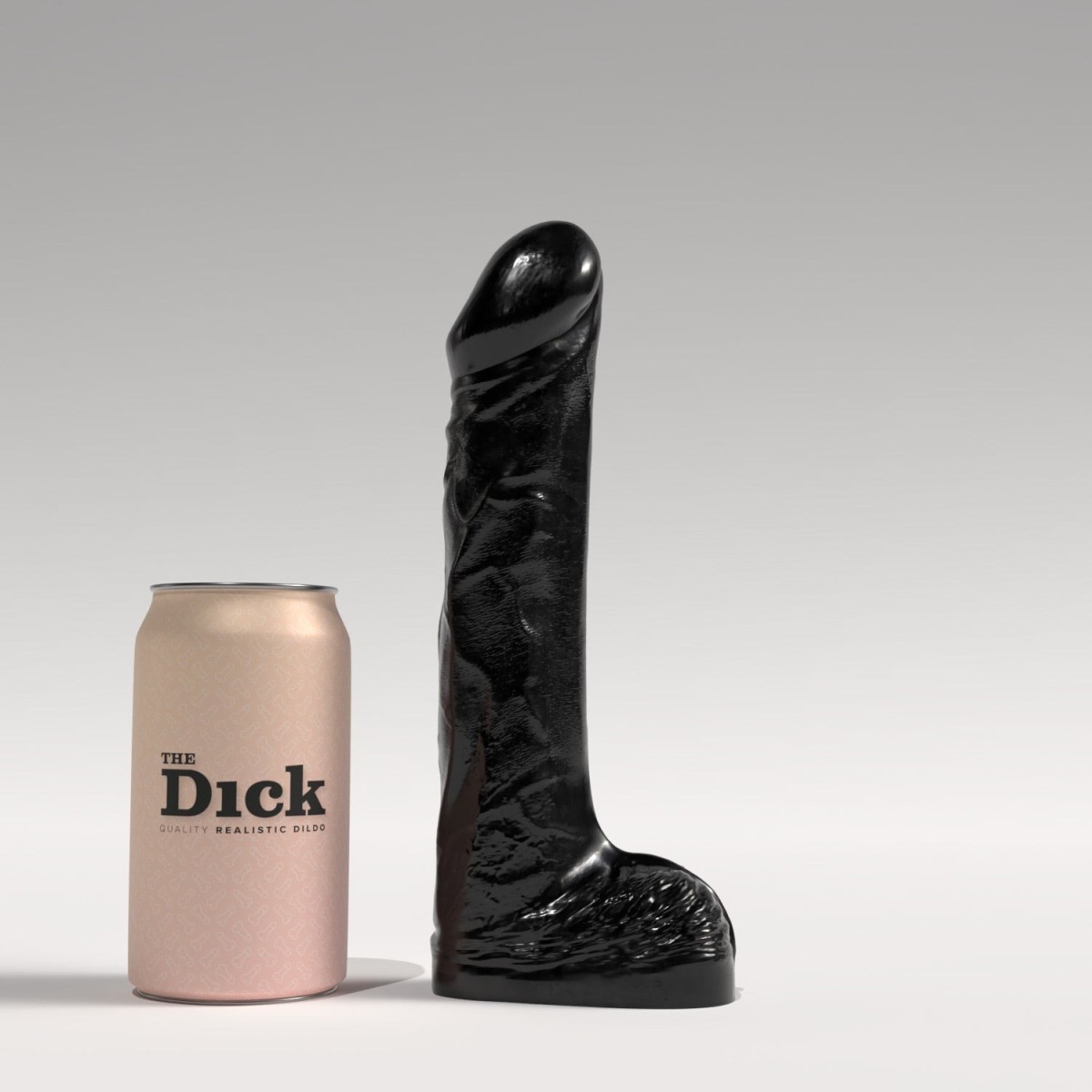 The Dick TD06 Lorenzo Dildo Black