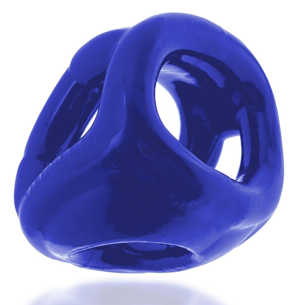 Erekční kroužek a natahovač varlat Oxballs Cocksling Air modrý, elastický erekční kroužek na penis a varlata