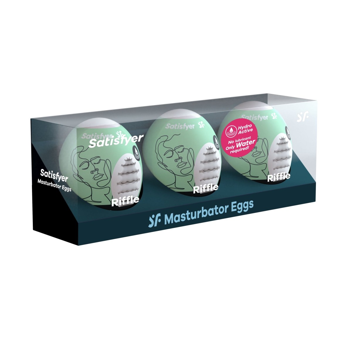 Satisfyer Masturbator Egg 3-Piece Set Riffle