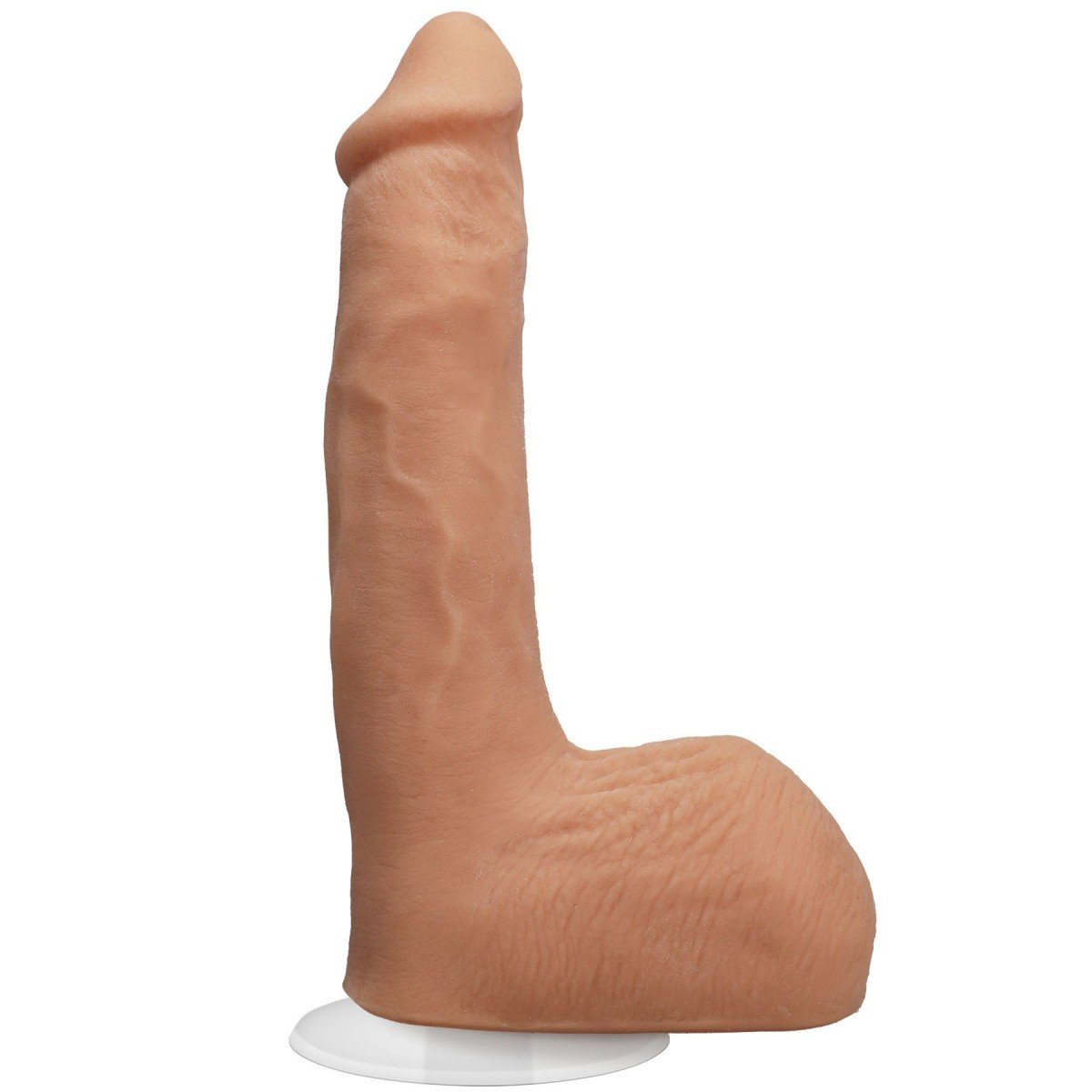 Realistické dildo Doc Johnson Seth Gamble ULTRASKYN, tělové dildo s Vac-U-Lock přísavkou 20 x 4–4,2 cm