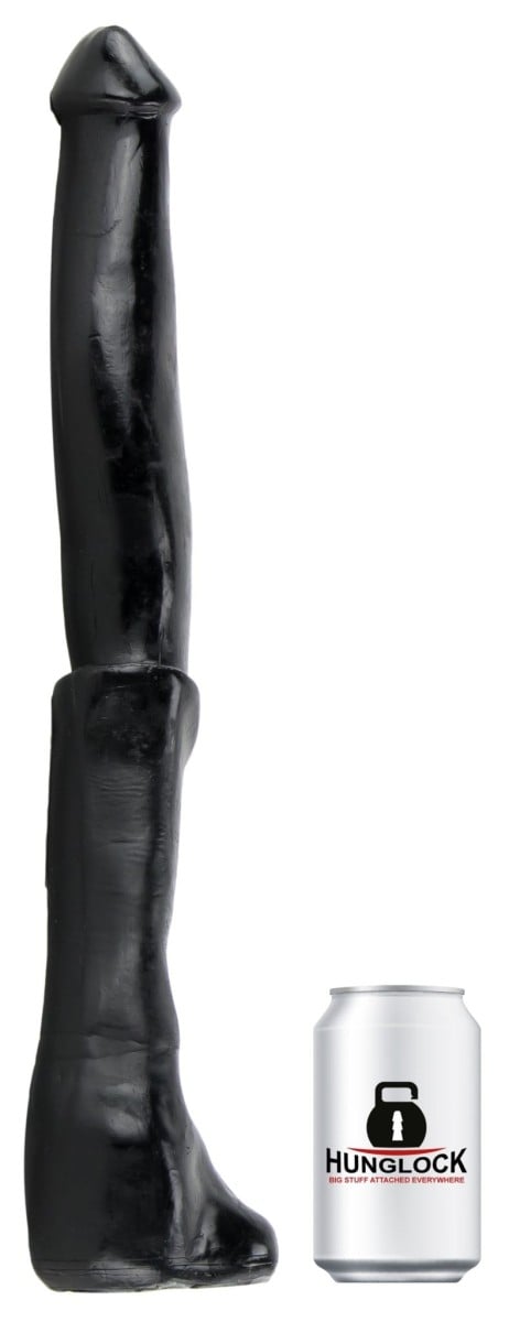 Hung Lock Like a Horse, vinylové konské dildo s Vac-U-Lock 50 x 4,2–6,4 cm