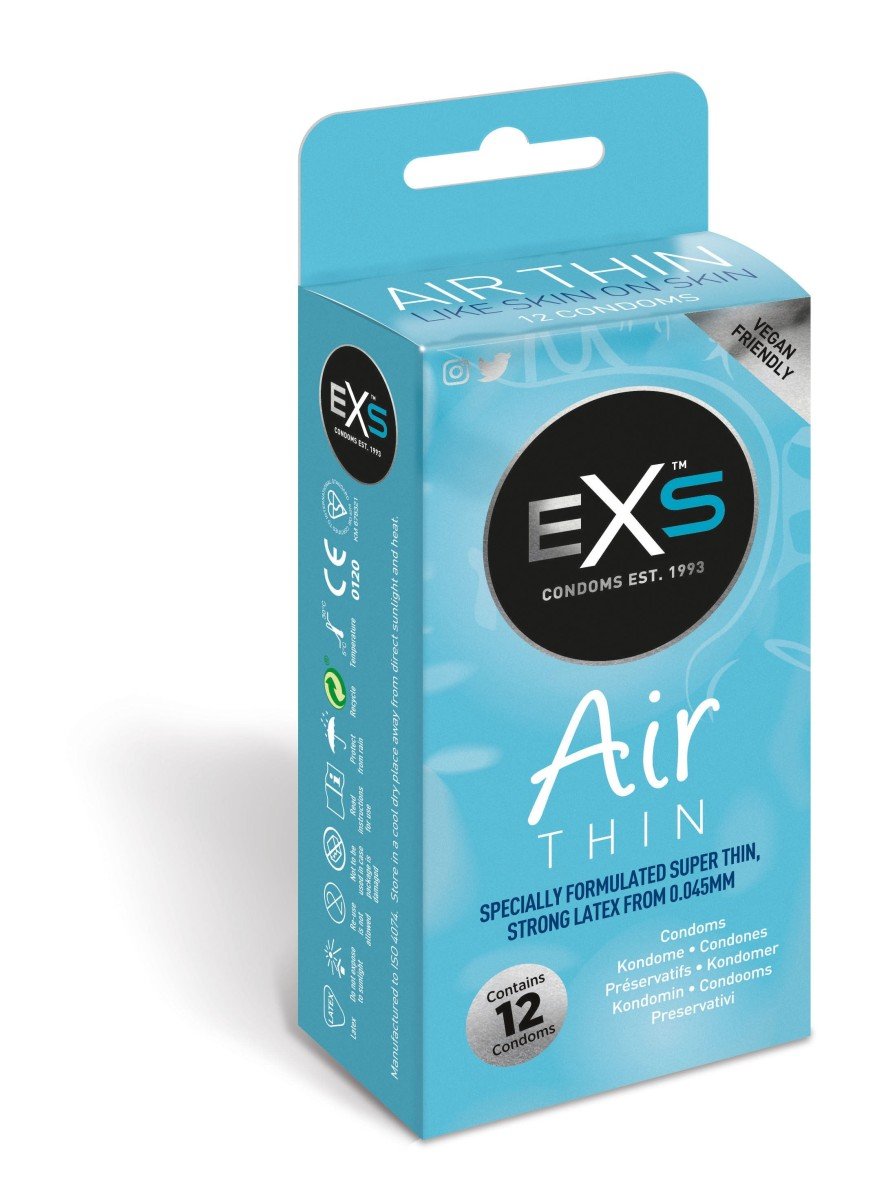 EXS Air Thin Condoms 12 ks, ultra tenké kondómy