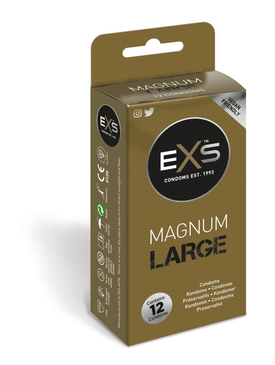 EXS Extra Large Condoms 12 ks, extra veľké kondómy