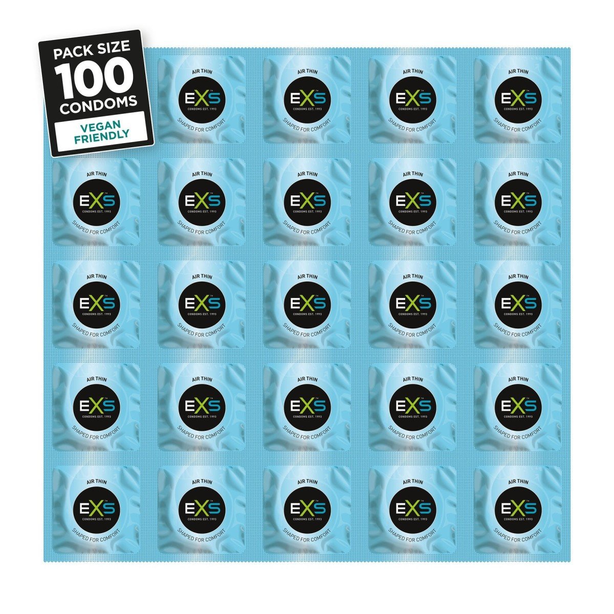 EXS Air Thin Condoms 100 Pack