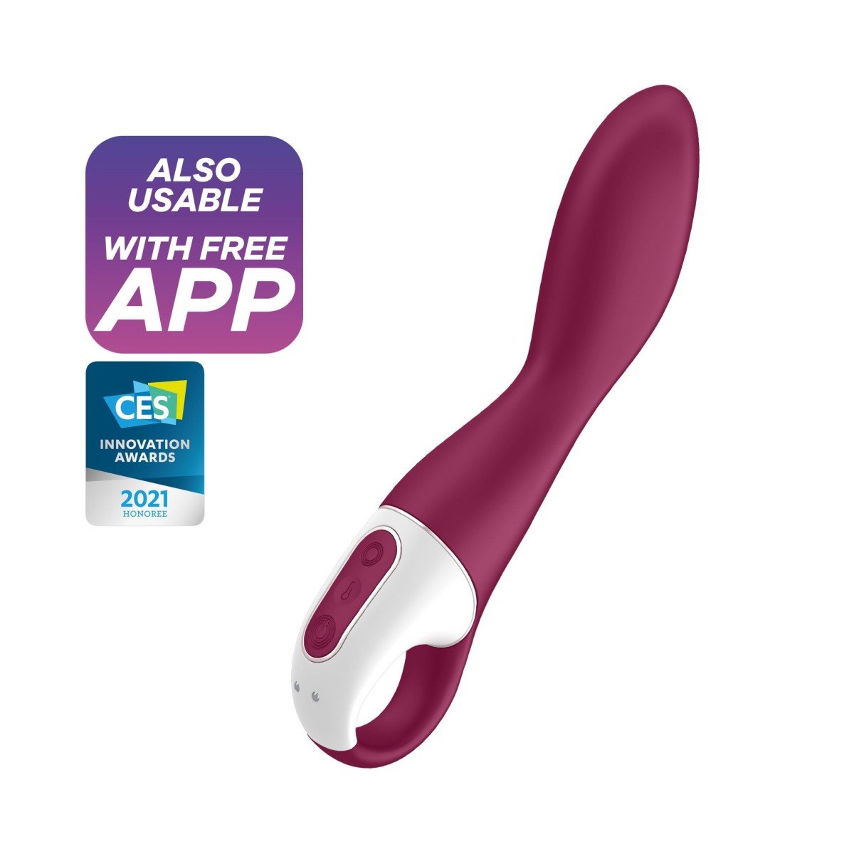 Satisfyer Heated Thrill, chytrý vibrátor s vyhříváním