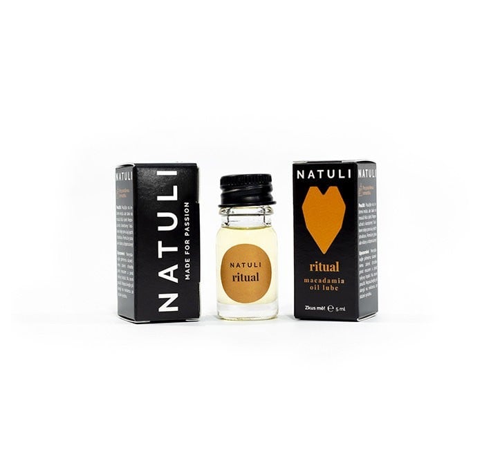 Natuli Premium Ritual 5 ml, olejový lubrikant s bambuckým maslom