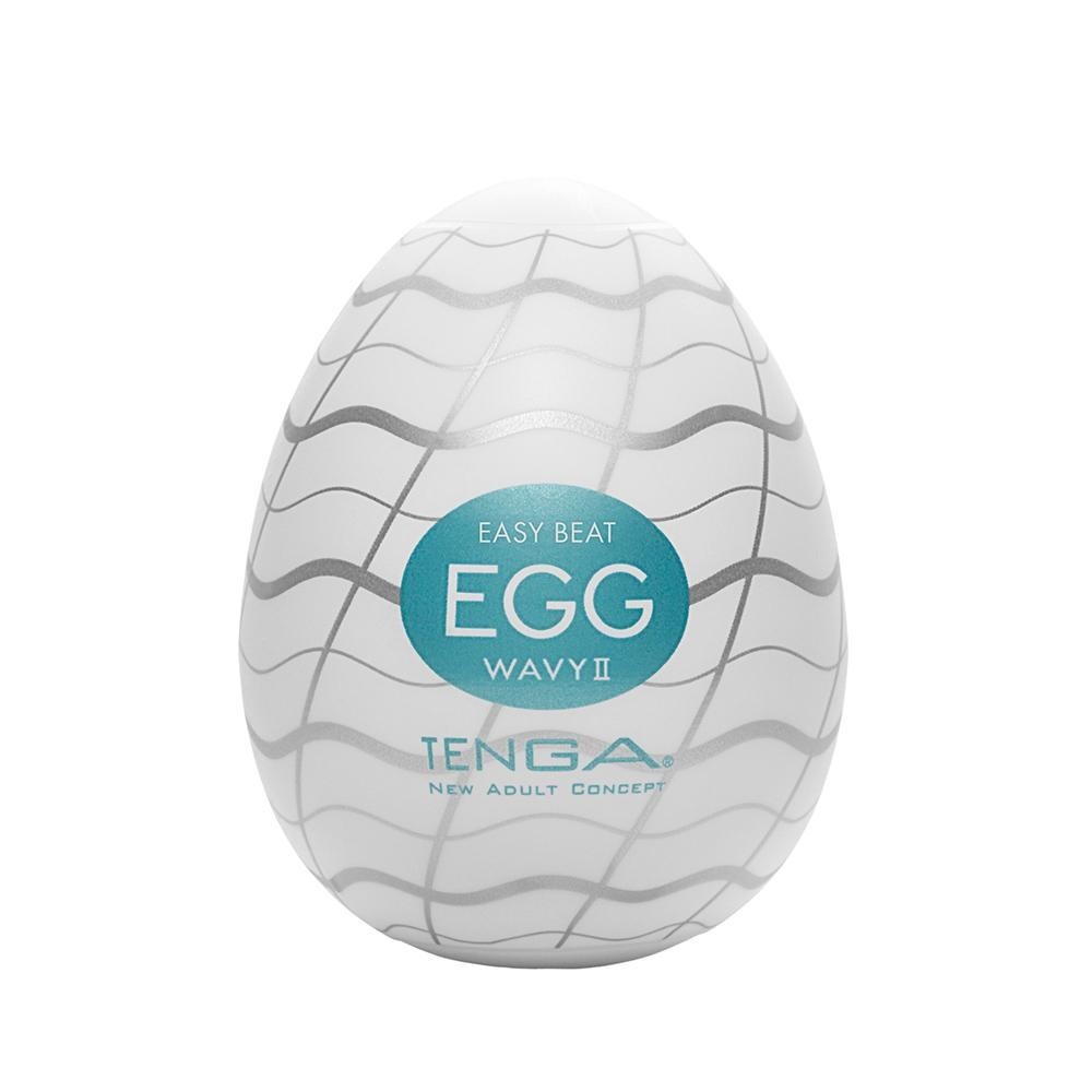 Tenga Egg Wavy II, masturbátor se stimulační texturou