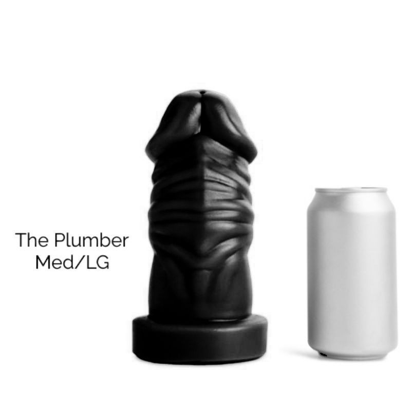 Mr. Hankey’s Toys The Plumber MED/LG, prémiové silikonové dildo s Vac-U-Lock 20,3 x 7,5 cm