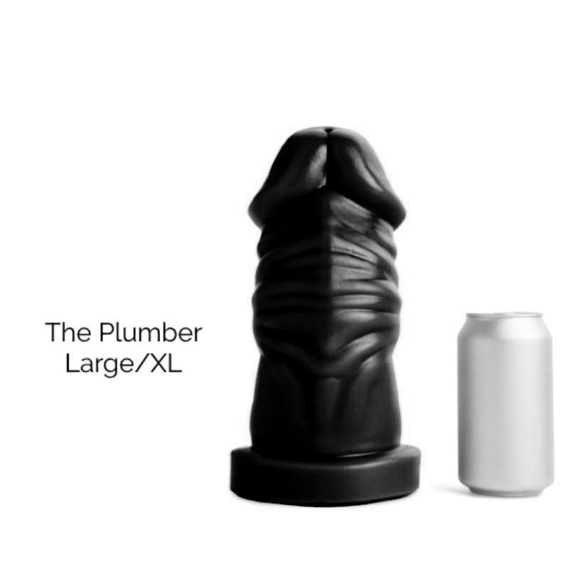 Mr. Hankey’s Toys The Plumber Large/XL, prémiové silikonové dildo s Vac-U-Lock 25,7 x 9,5 cm