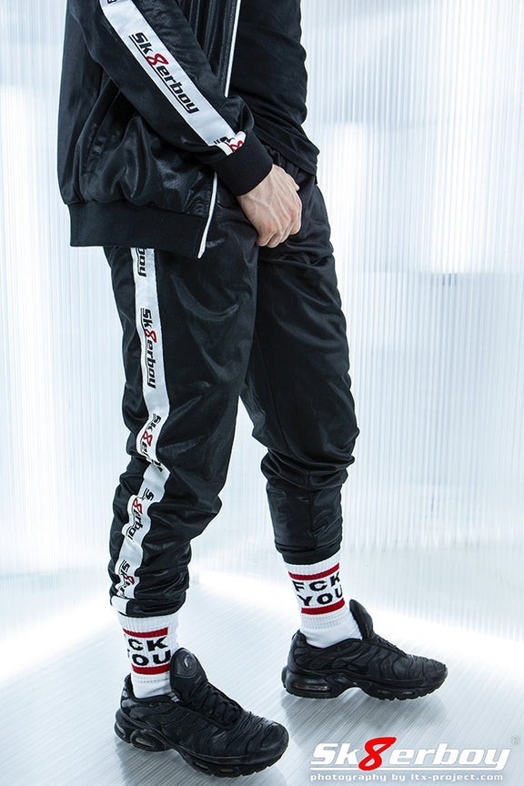 Sk8erboy Shiny Pants Black