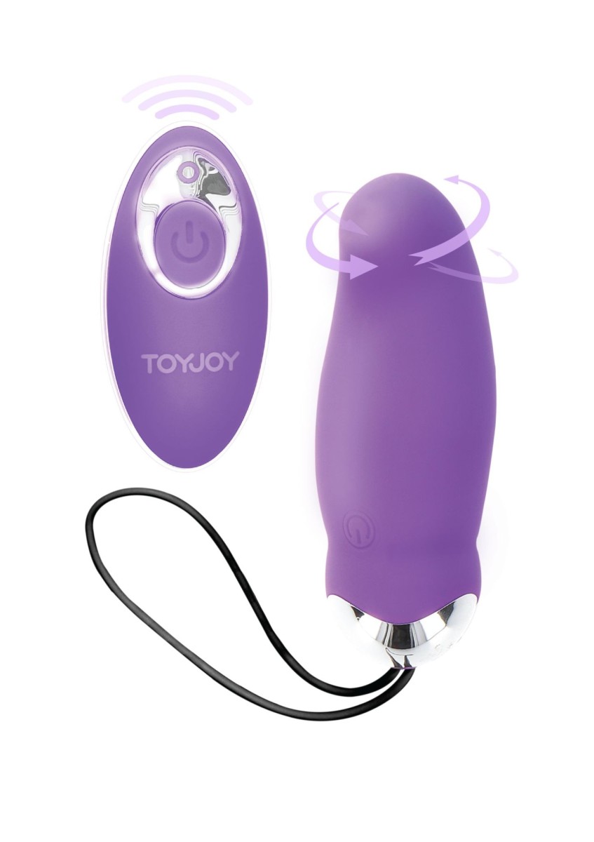ToyJoy Happiness Make My Orgasm Eggsplode, silikonové stimulační vajíčko s dálkovým ovládáním