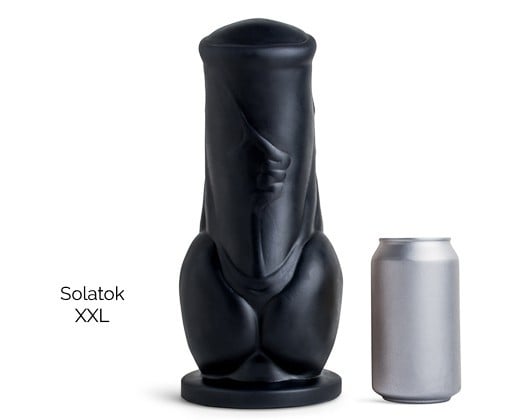 Mr. Hankey’s Toys Solatok XXL, prémiové silikonové dildo s Vac-U-Lock 29,5 x 7,6–11,7 cm