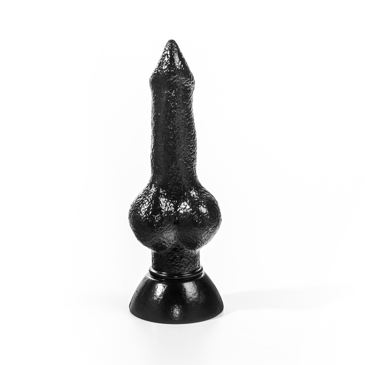 Animals German Dog, černé vinylové dildo – pes 26 x 4,3 cm