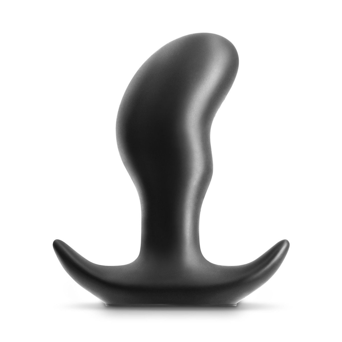NS Novelties Renegade Bull Medium Black, černý silikonový anální kolík 12,5 x 2,6–4,3 cm