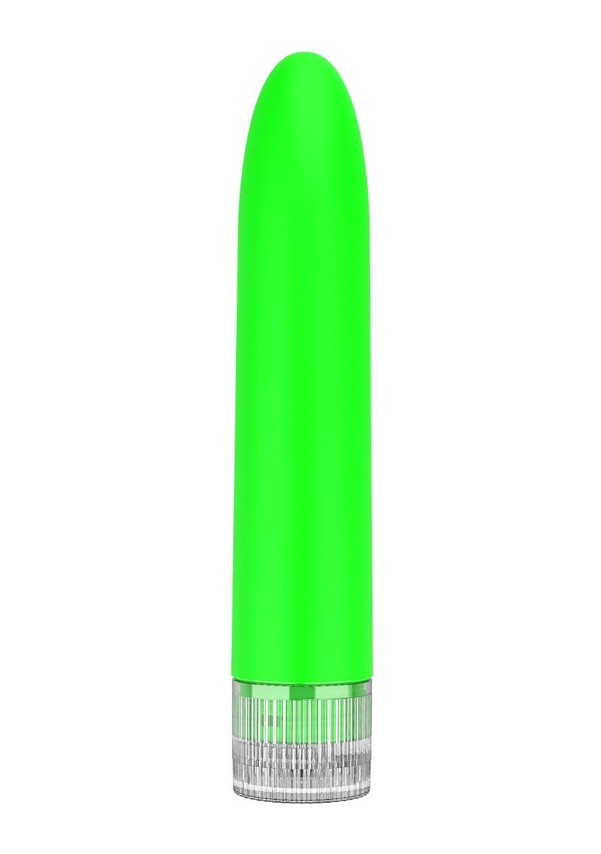 Vibrátor Luminous Eleni zelený, viacrýchlostný vibrátor 13,9 x 2,5 cm