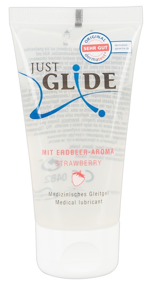 Lubrikační gel Just Glide Strawberry 50 ml