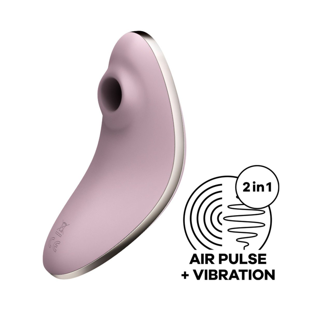 Stimulátor klitorisu Satisfyer Vulva Lover 1 fialový, přikládací vibrátor s tlakovými vlnami