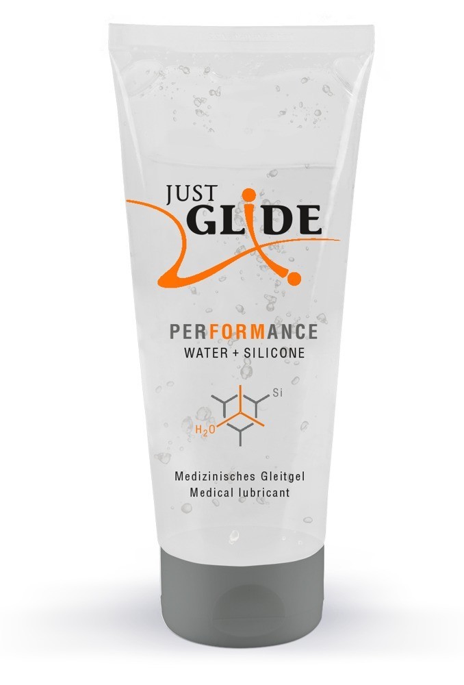 Hybridný lubrikačný gél Just Glide Performance 200 ml