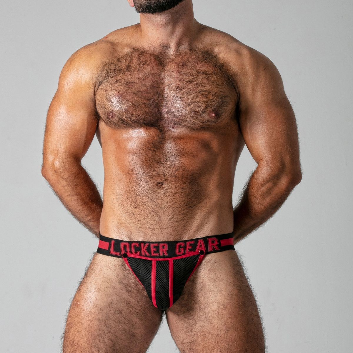 Locker Gear LK0524 Full Access Jockstrap Red