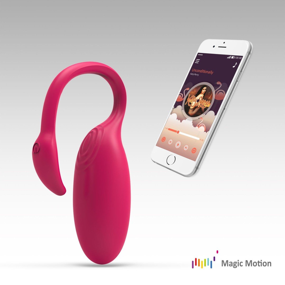 Magic Motion Flamingo, smart silikónový vibrátor na bod G