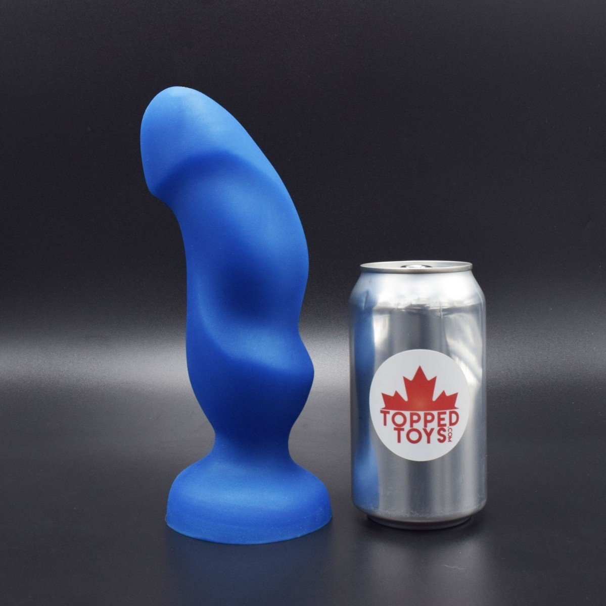 Dildo Topped Toys Hilt 75 Blue Steel