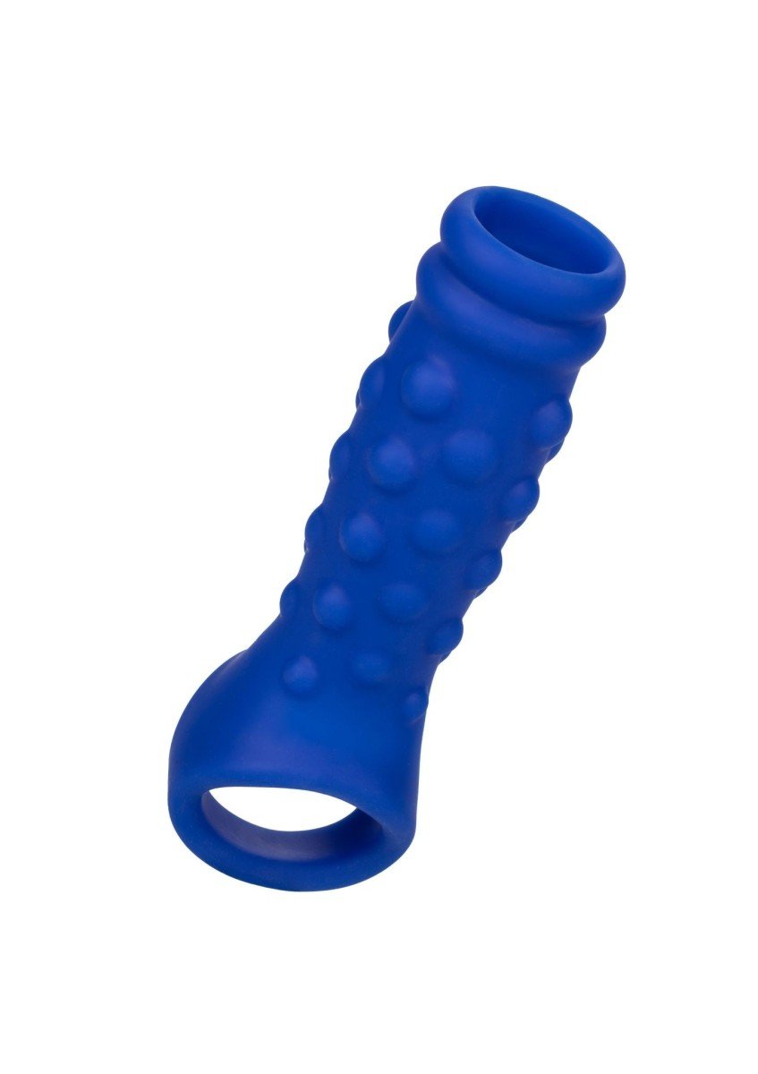 CalExotics Admiral Liquid Silicone Beaded Extensio, návlek na penis se stimulačními hrbolky 10,2 x 4,5 cm