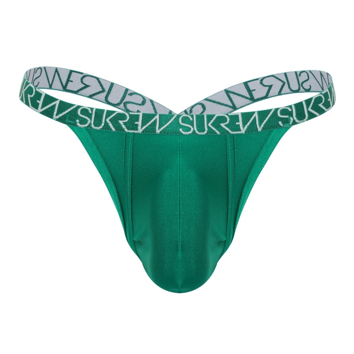 Pánske tangá Sukrew Emerald Bubble Thong M, zelené pánske tangá