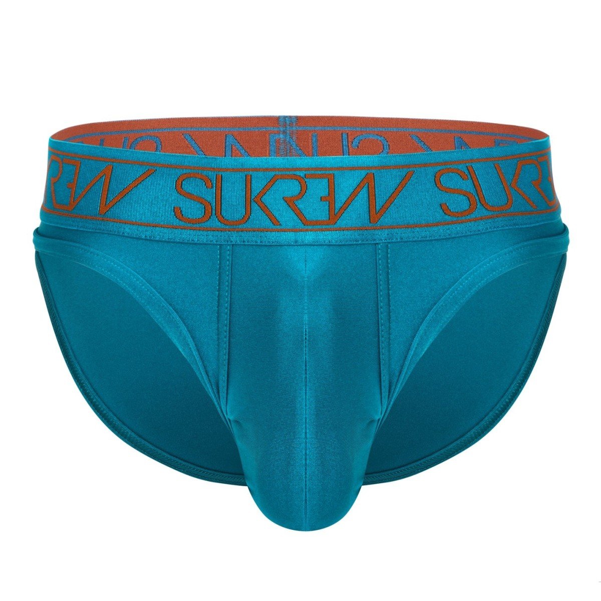 Slipy Sukrew Topaz Brief M, modré pánské slipy