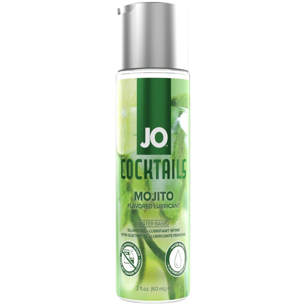 System Jo Cocktails Mojito 60 ml, lubrikant na vodní bázi s příchutí mojito