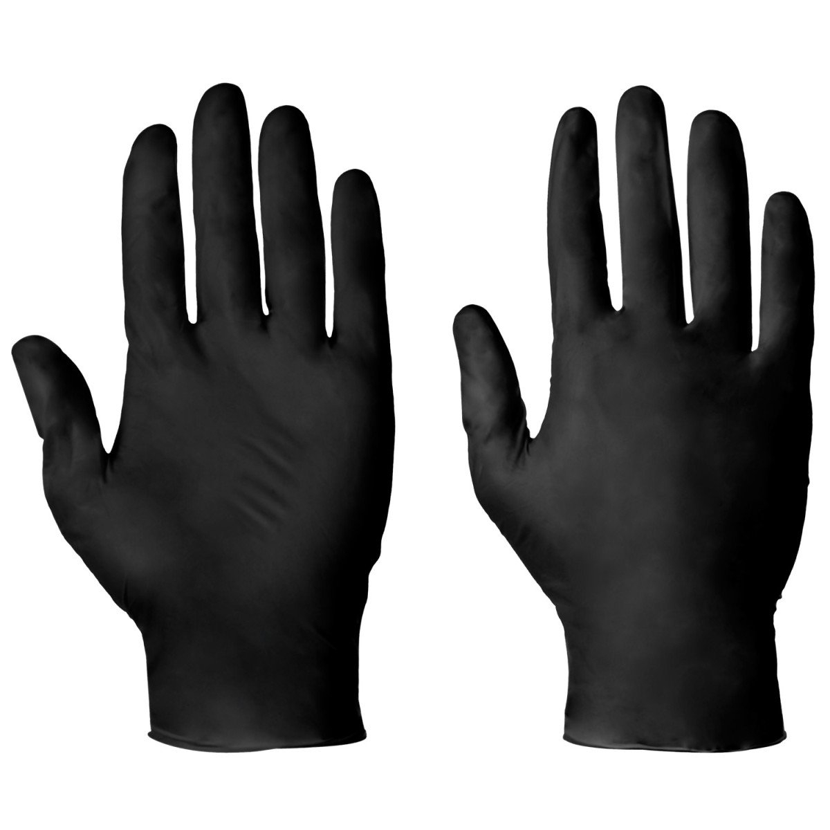 Nitrilové vyšetrovacie rukavice čierne 100 ks