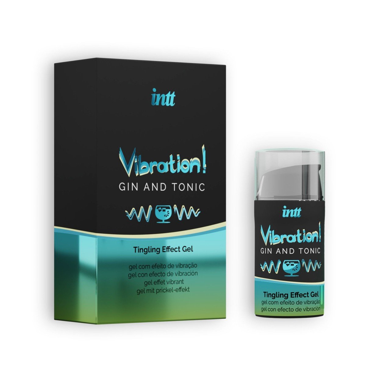 Intt Vibration! Gin & Tonic Liquid Vibrator 15 ml