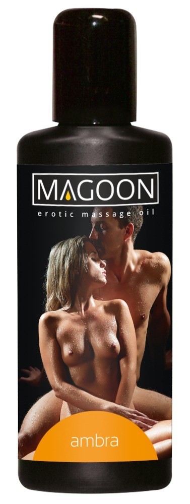 Magoon Erotic Massage Oil Ambergris 100 ml, erotický masážny olej s vôňou ambry