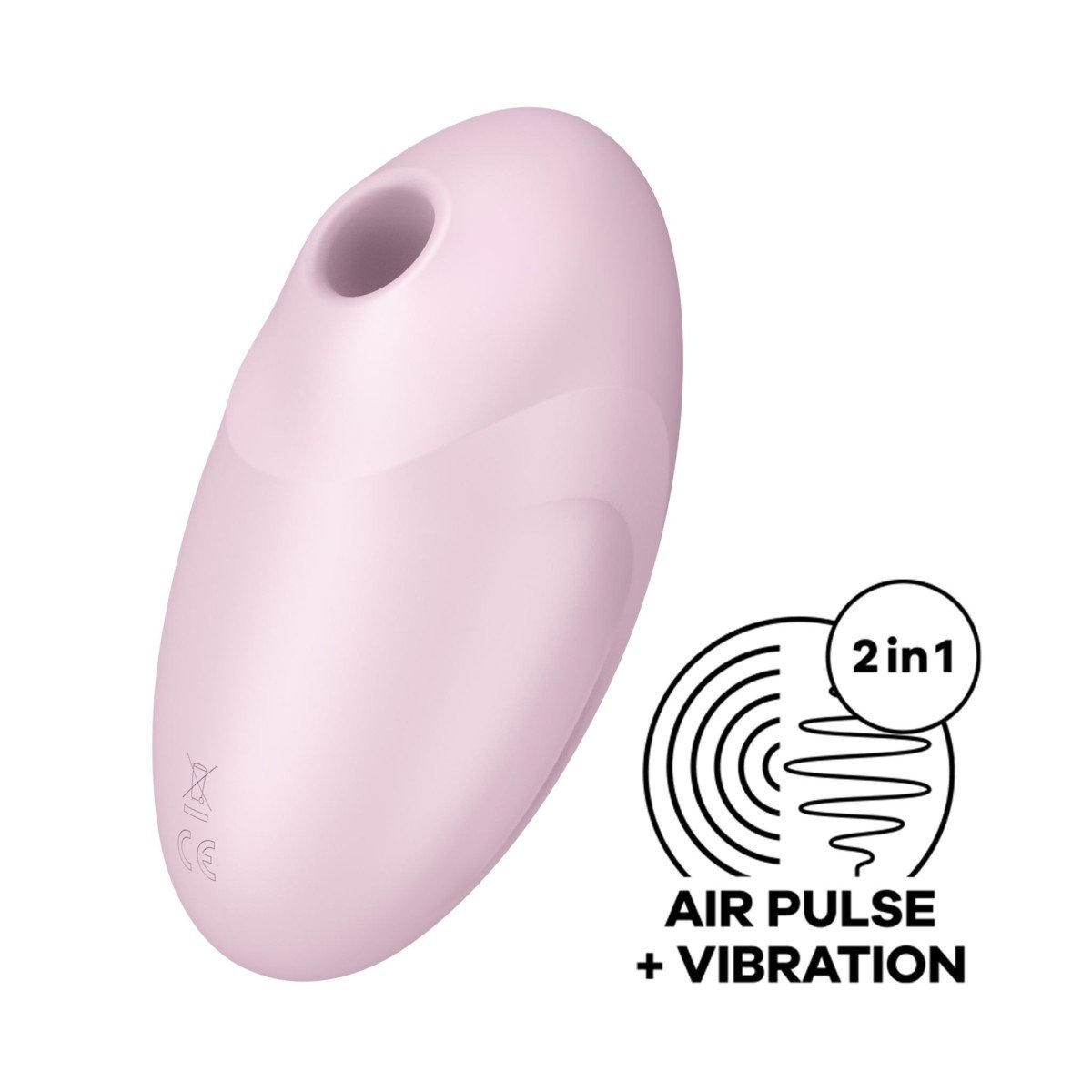 Stimulátor klitorisu Satisfyer Vulva Lover 3 růžový, přikládací vibrátor s tlakovými vlnami