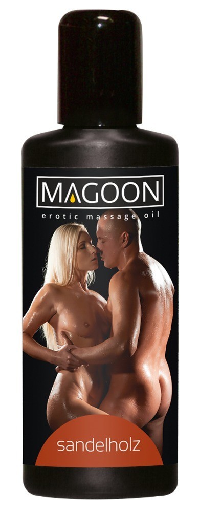Magoon Erotic Massage Oil Sandalwood 100 ml, erotický masážny olej s vôňou santalového dreva