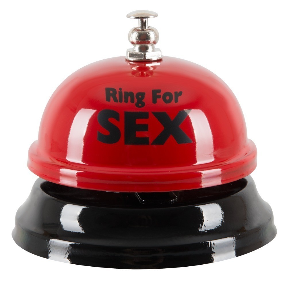 Ring for Sex Bell, červený zvonček s posolstvom