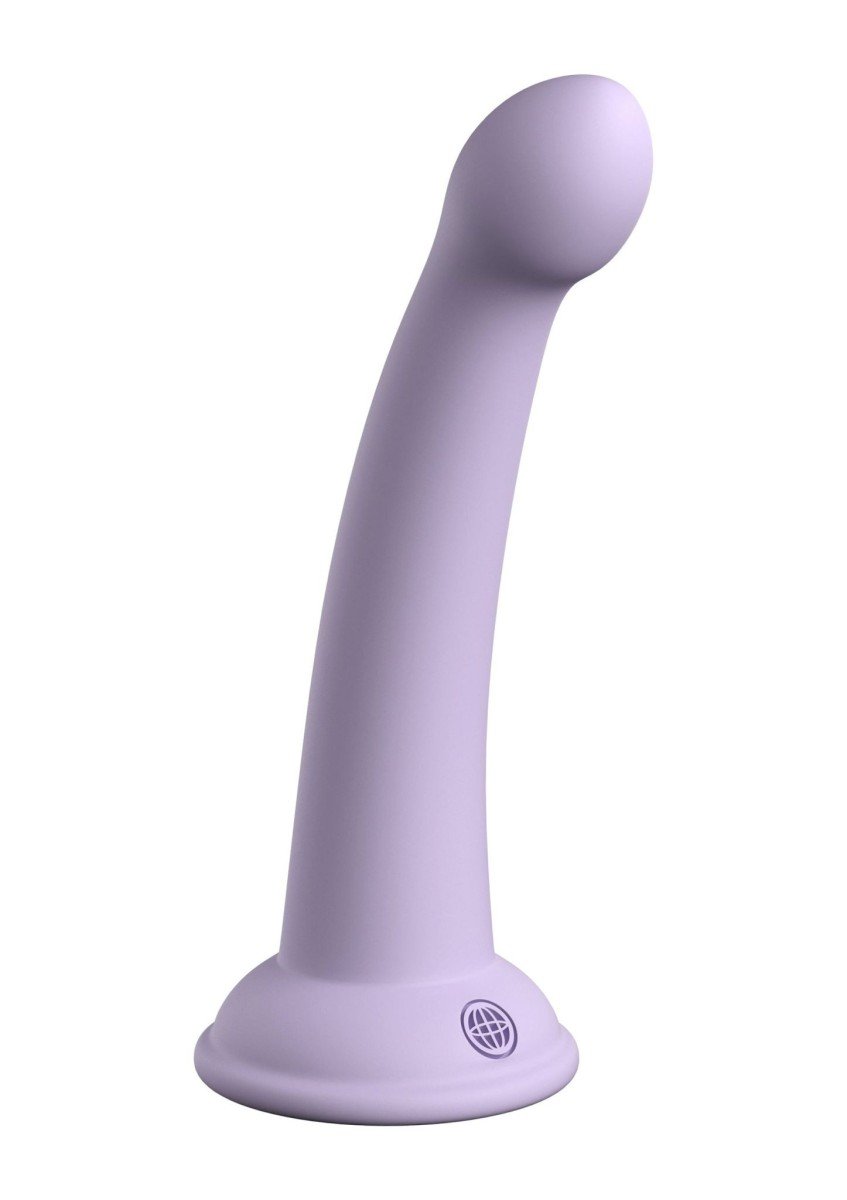 Silikonové dildo Dillio Platinum Secret Explorer fialové, dildo s přísavkou 17,2 x 3,5 cm