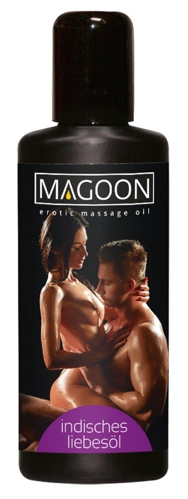 Magoon Erotic Massage Oil Indian Love 100 ml, erotický masážní olej s orientální vůní