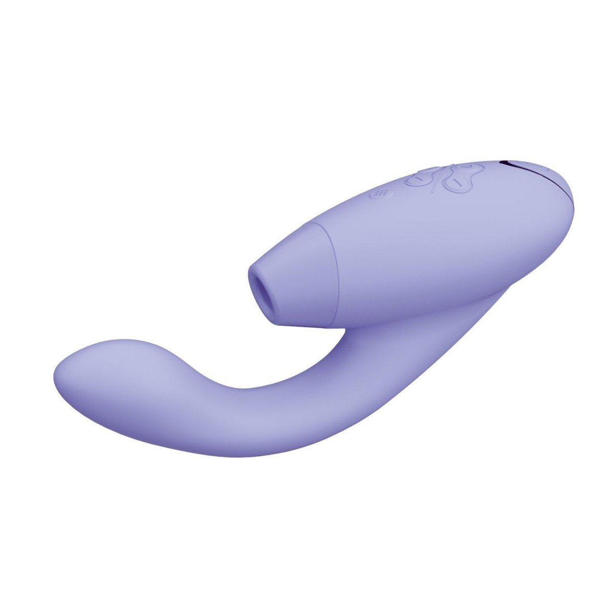 Vibrátor s podtlakovou stimuláciou Womanizer Duo 2 Lilac, vibrátor na bod G so stimulátorom klitorisu