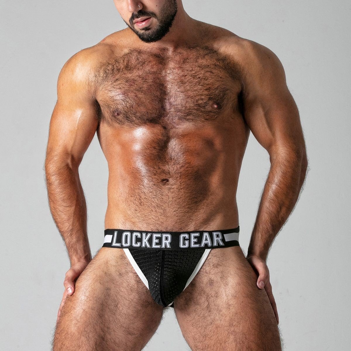 Jocksy Locker Gear LK0526 Push It Jockstrap bílé