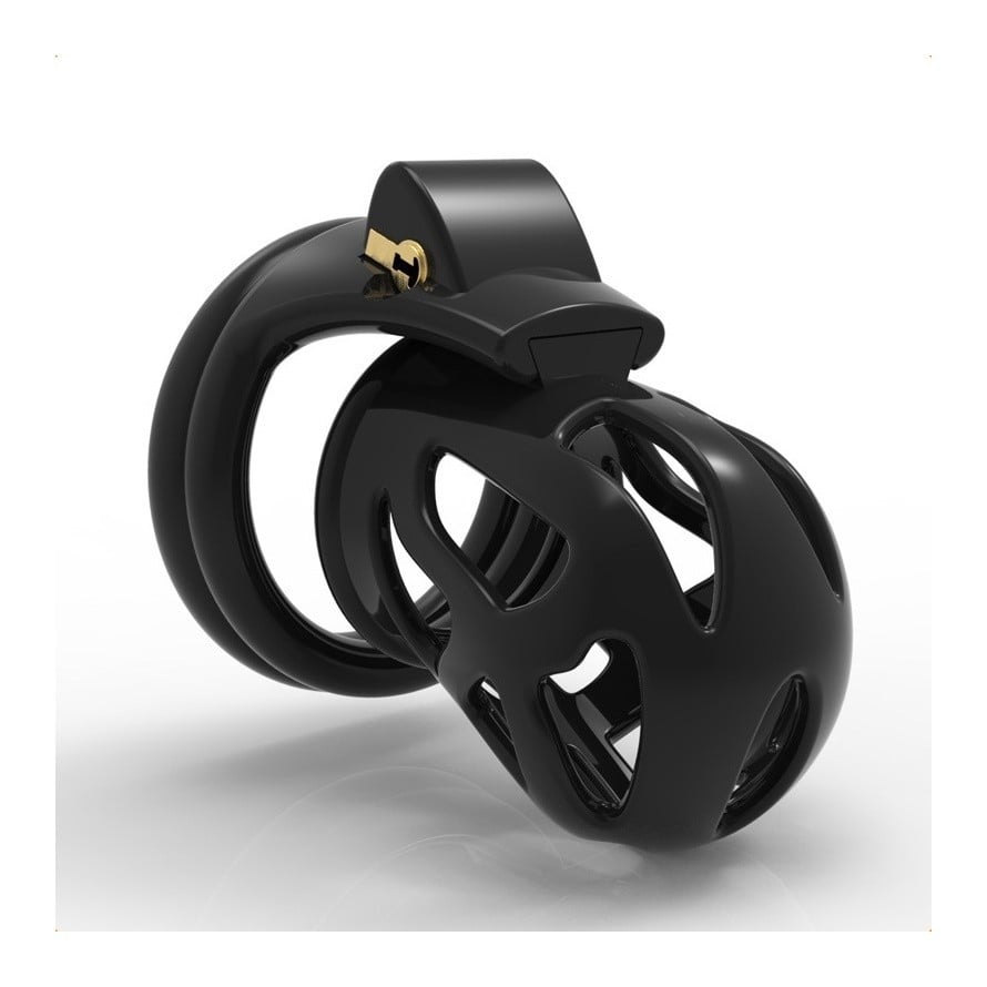 Slave4master Dark Chastity Cage B Black