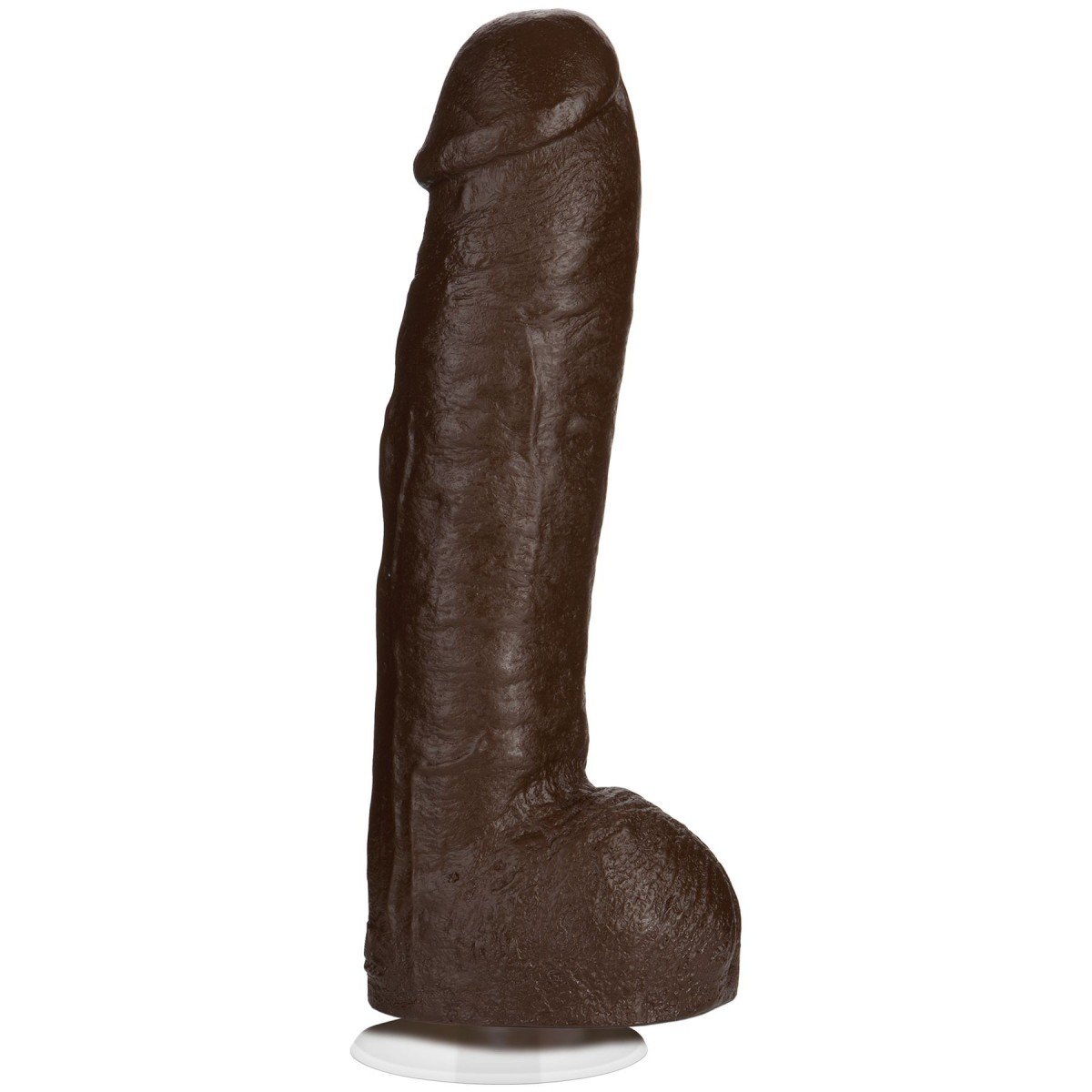 Doc Johnson Signature Cocks BAM Huge 13" Realistic Cock with Removable Vac-U-Lock Suction Cup, hnědé dildo s Vac-U-Lock přísavkou 33,5 x 6,8 cm