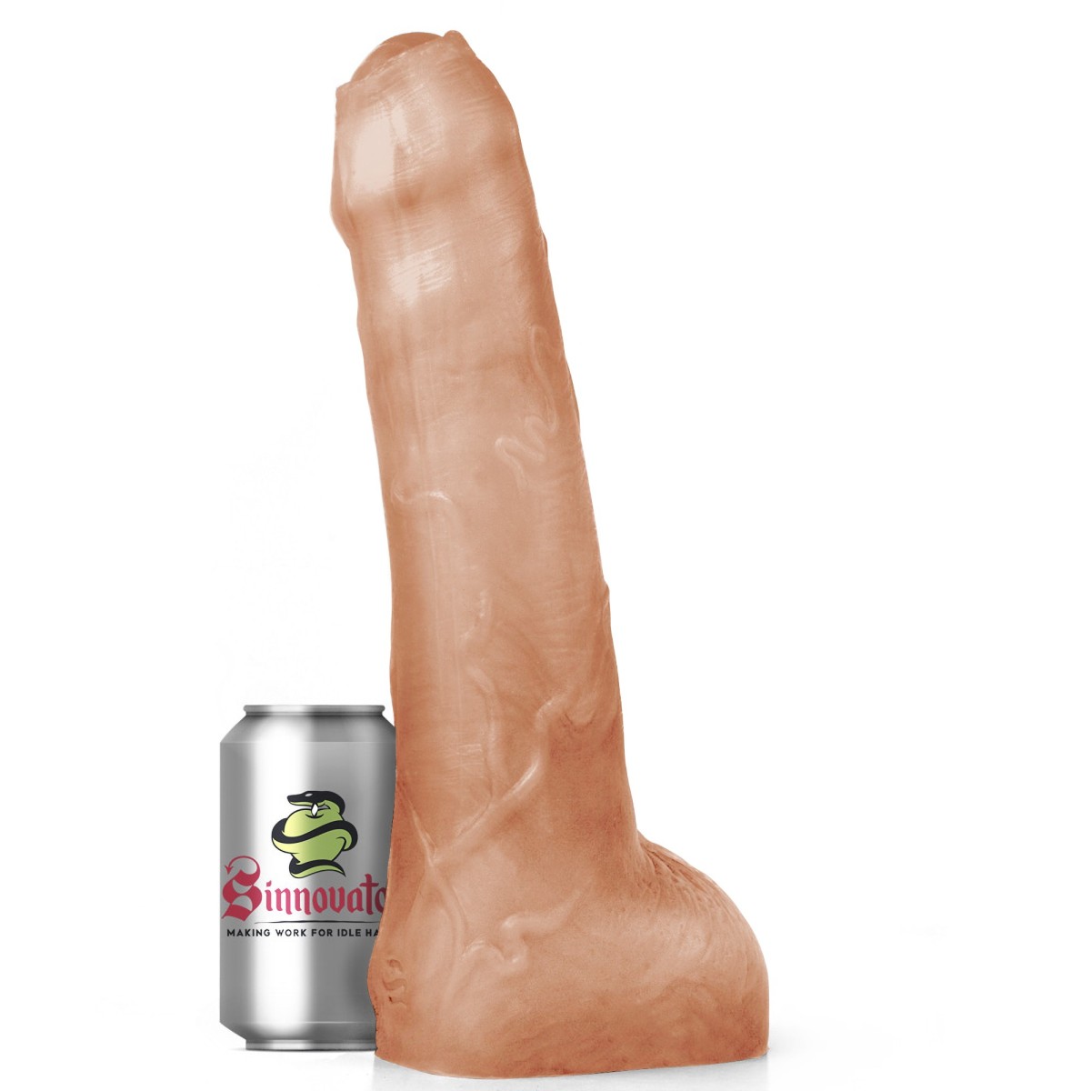 Realistické dildo Sinnovator Sean Uncut Large telový