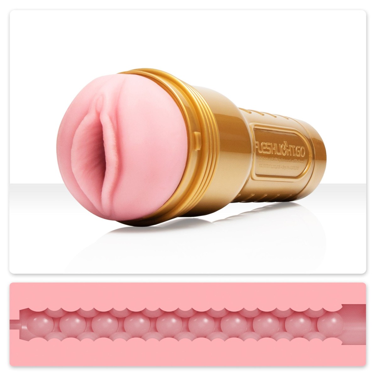 Fleshlight GO Stamina Training Unit Lady, realistický masturbátor – umělá vagína