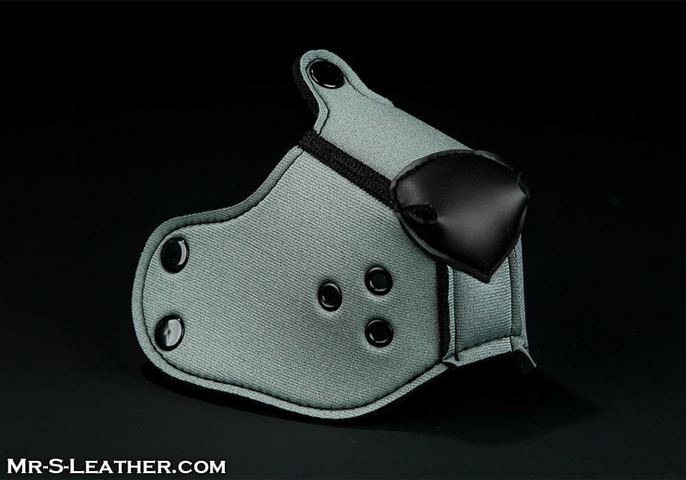 Psí čenich Mr. S Leather Neoprene K9 Muzzle Grey