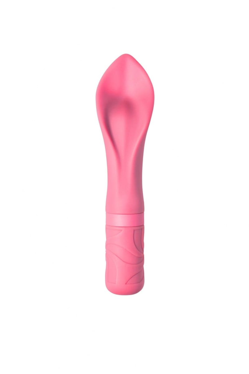 Silikónový vibrátor Lola Games Universe Mamacita’s Fantastic Shield ružový, Nabíjací vibrátor s 10 vibračnými režimami 15,2 x 2,4–3,6 cm