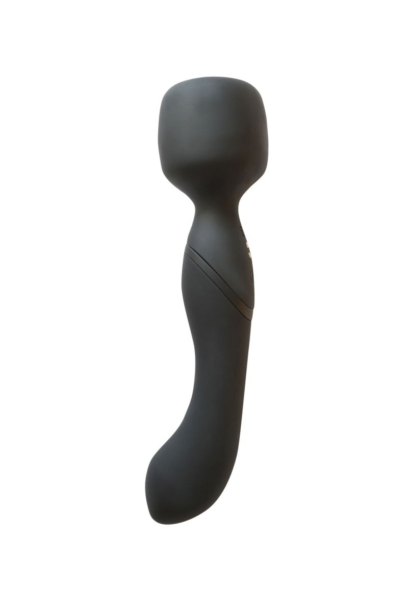 Masážní hlavice Lola Games Heating Wand černá, vyhřívaná vibrační masážní hlavice a vibrátor na bod G