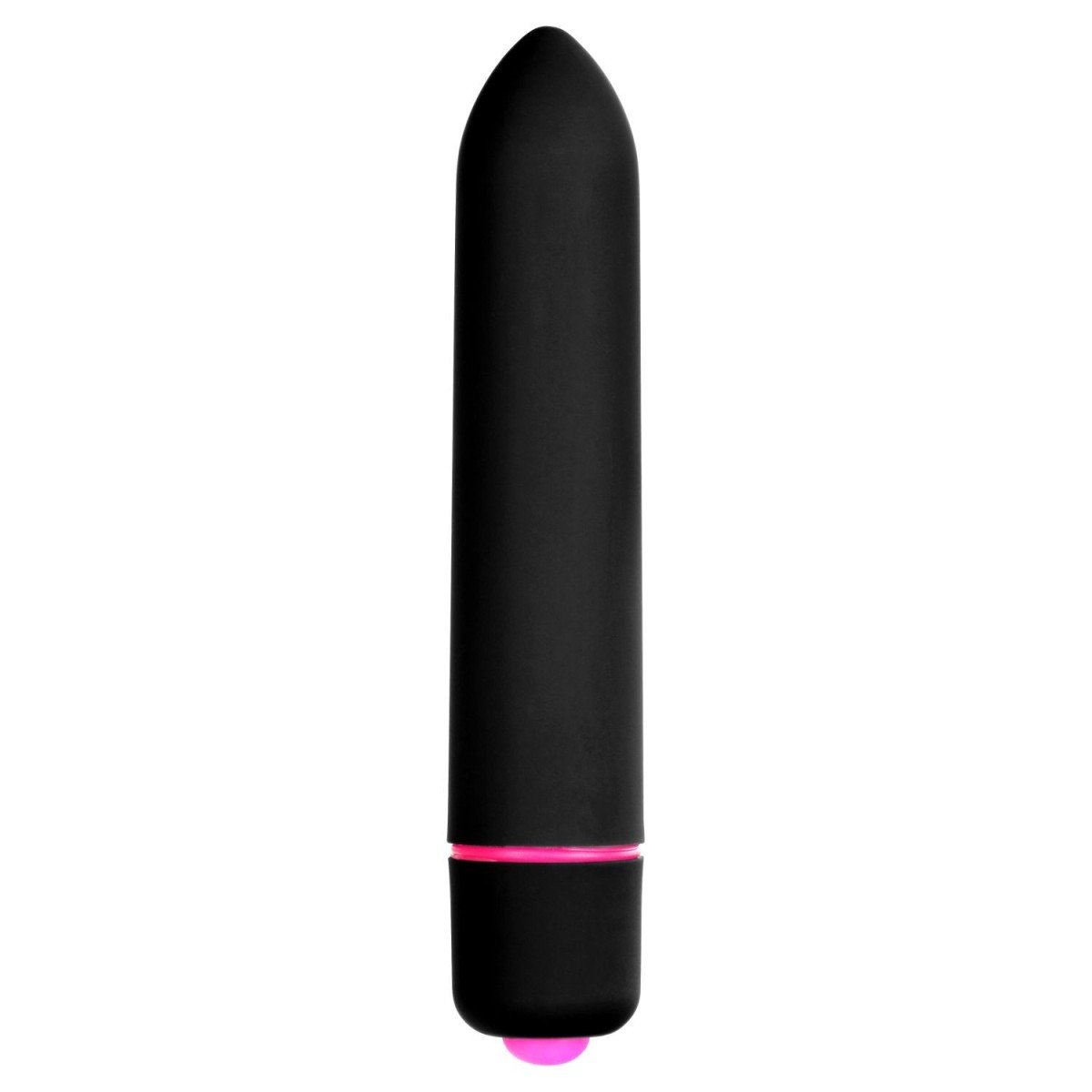 Me You Us Blossom Bullet Vibrator, čierna 10rýchlostná vibračná patróna 9,1 x 1,7 cm