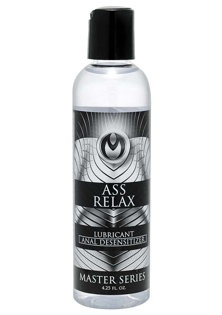 Master Series Ass Relax 120 ml, znecitlivejúci análny lubrikant